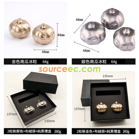 Customization Pumpkin-shaped Stainless Ice Cube Promotional Products