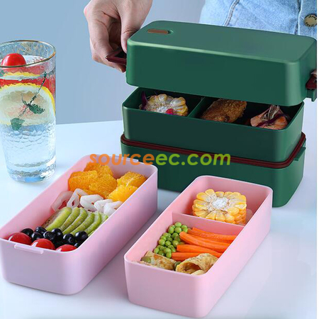 Customization Double Layer Japanese Bento Box Promotional Products