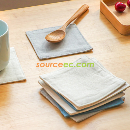 Customization Canvas Coaster/Insulation Pad Promotional Products