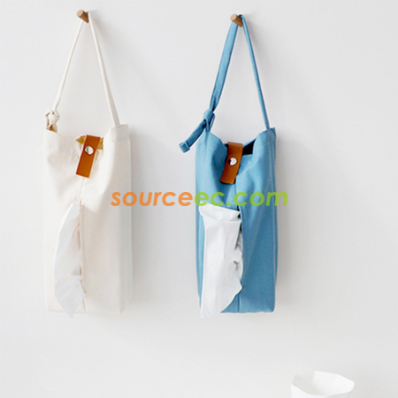 Customization Canvas Car Tissue Storage Bag Promotional Products