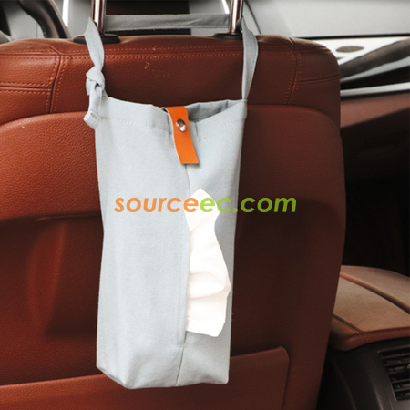 Customization Canvas Car Tissue Storage Bag Promotional Products