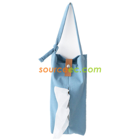 Customization Canvas Car Tissue Storage Bag Promotional Products