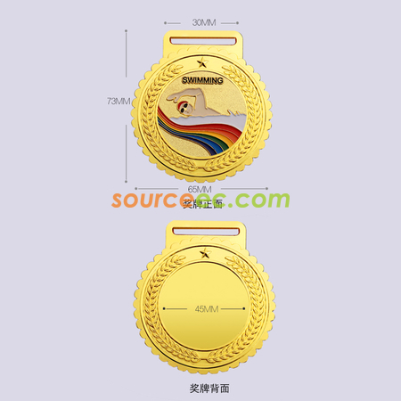 Customization Swimming medals Promotional Products