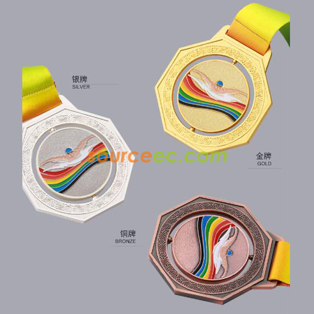 Customization Rotating swimming Medal Promotional Products