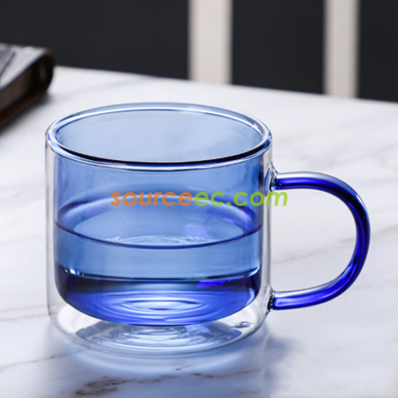 Customization Colorful Glass Mug Promotional Products