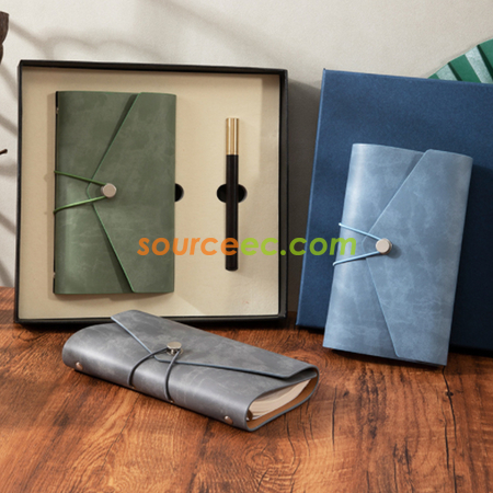 Customization Notebook Gift Set (Notebook + Pen) Promotional Products