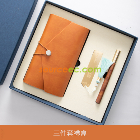 Customization Notebook Gift Set (Notebook + Pen + Bookmark) Promotional Products