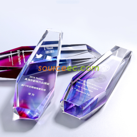 Customization Crystal Trophy Promotional Products