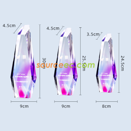 Customization Crystal Trophy Promotional Products