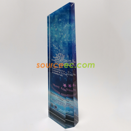 Customization Color Printing Crystal Trophy Promotional Products