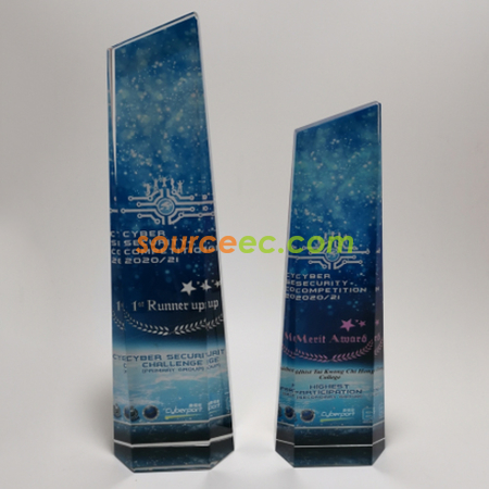 Customization Color Printing Crystal Trophy Promotional Products
