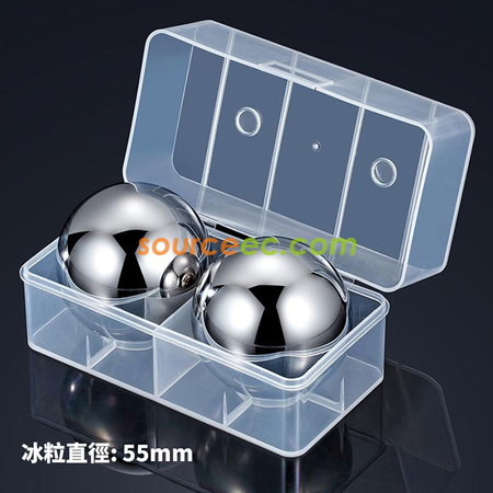 Customization Ball-shape Reusable Stainless Steel Ice Cube Promotional Products