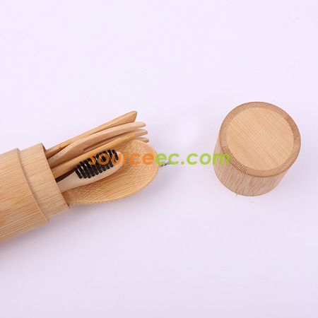 Customization Eco-friendly Tableware with Bamboo Tube Promotional Products