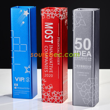 Customization All Metal Rubik's Cube Trophy Promotional Products