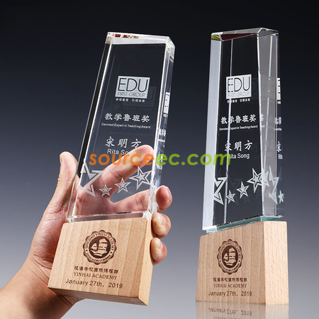 Customization Crystal Trophy Promotional Products