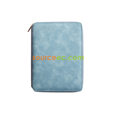 Customization PU Notebook With Zipper Promotional Products
