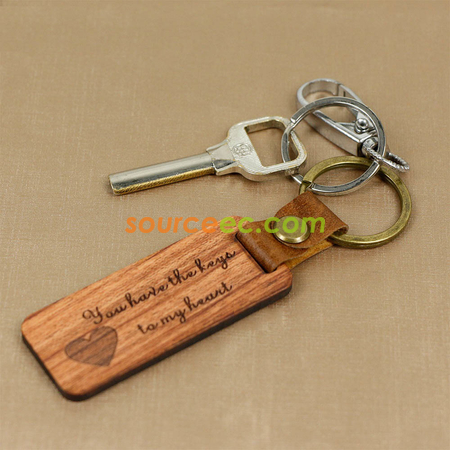 Customization Wooden Keychain Promotional Products