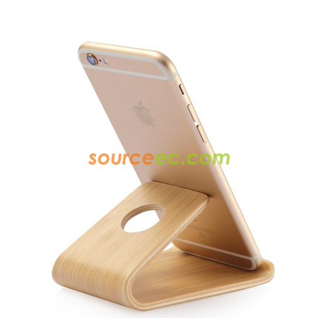 Customization Solid Wood Creative Mobile Phone/Tablet Stand Promotional Products