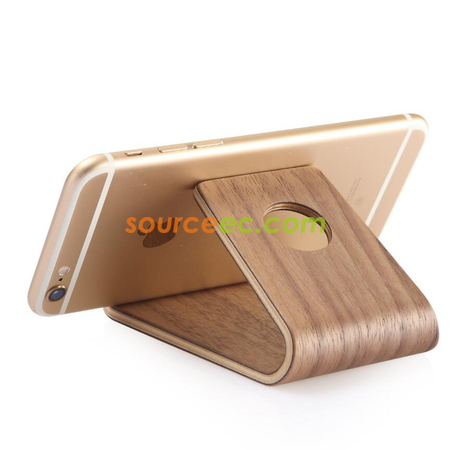 Customization Solid Wood Creative Mobile Phone/Tablet Stand Promotional Products