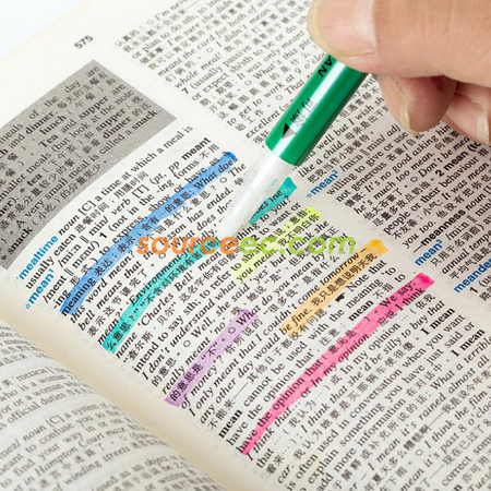 Customization Erasable Double-Headed Highlighter 6-Color Set Promotional Products