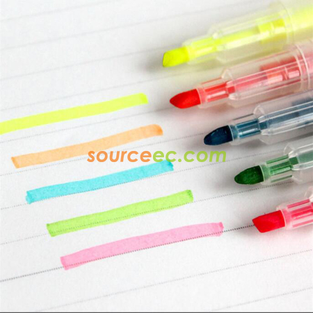 Customization Erasable Double-Headed Highlighter 5-Color Set Promotional Products