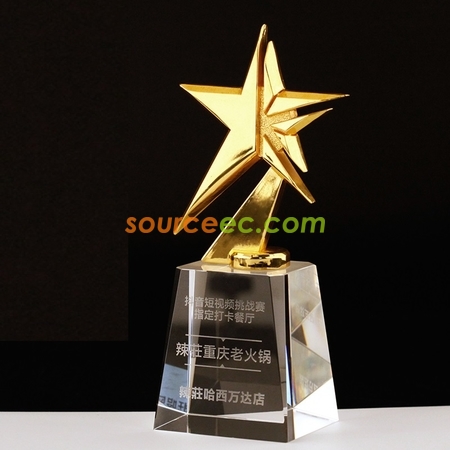 Customization Crystal Trophy Promotional Products