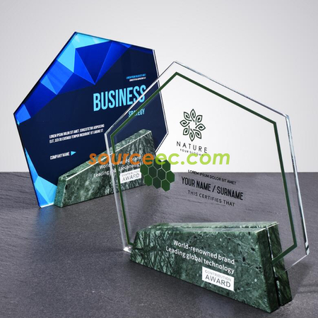 Customization Marble Crystal Trophy Promotional Products