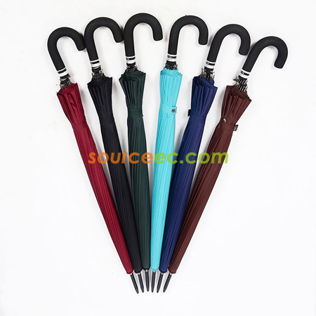 Customization Water Activated Color Changing Flower Print Straight Umbrella Promotional Products