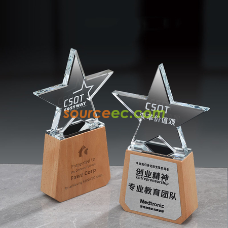 Customization Crystal Trophy Promotional Products