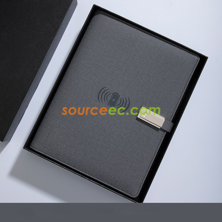 Customization Wireless charging notebook Promotional Products