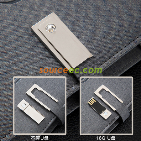 Customization Wireless charging notebook Promotional Products