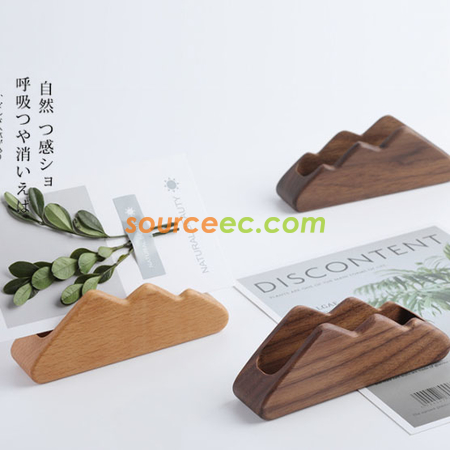 Customization Wooden Card Holder Promotional Products