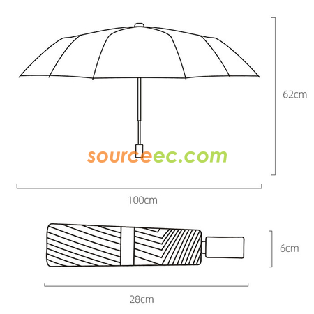 Customization Three-folding Umbrella Promotional Products