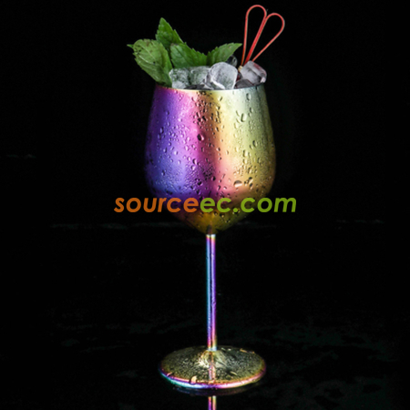 Customization Stainless Steel Wine Glass Promotional Products