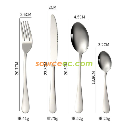 Customization Stainless Steel Tableware Promotional Products