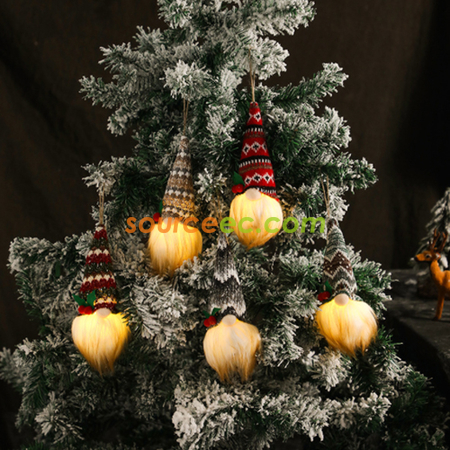 Customization Luminous Christmas Decoration Doll Promotional Products