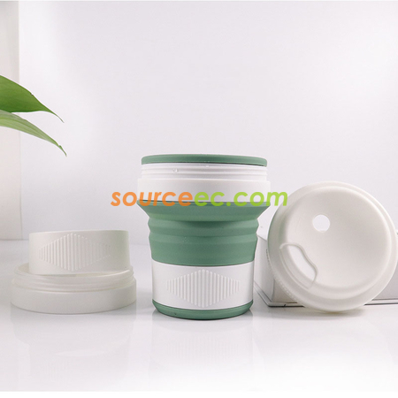 Customization 450ML Silicone Collapsible Coffee Cup Promotional Products
