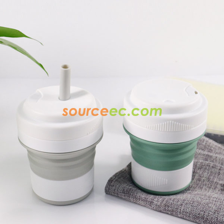 Customization 450ML Silicone Collapsible Coffee Cup Promotional Products