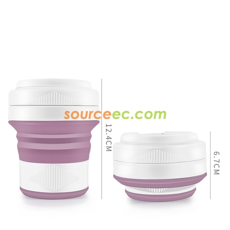 Customization 450ML Silicone Collapsible Coffee Cup Promotional Products