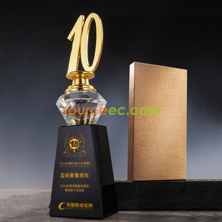 Customization Anniversary Crystal Trophy Promotional Products
