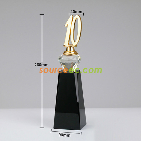 Customization Anniversary Crystal Trophy Promotional Products