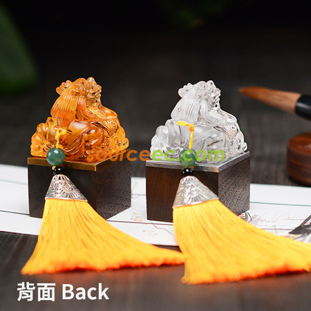 Customization Coloured Glaze Wooden Stamp Promotional Products