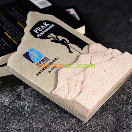 Customization Creative Peak-top Marble Crystal Trophy Promotional Products
