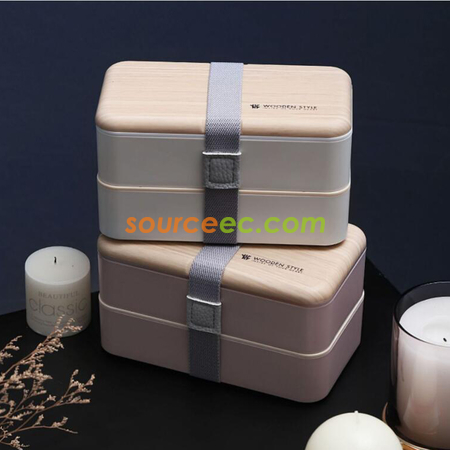 Customization Double layer Bento Box Promotional Products