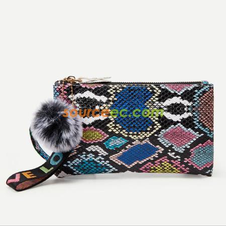 Customization Pu Snake Pattern Handbag Promotional Products