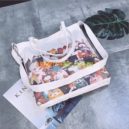 Customization Canvas Hand Messenger Bag Promotional Products