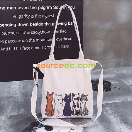Customization Canvas Hand Messenger Bag Promotional Products