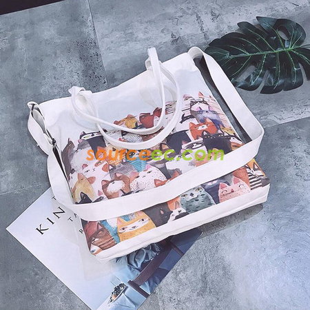Customization Canvas Hand Messenger Bag Promotional Products