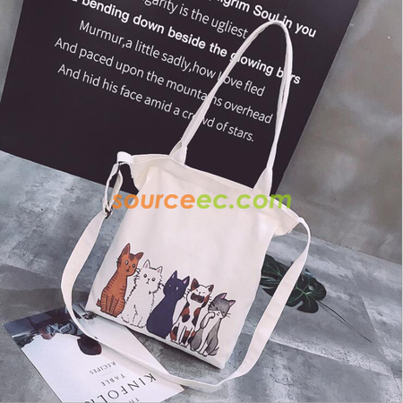 Customization Canvas Hand Messenger Bag Promotional Products