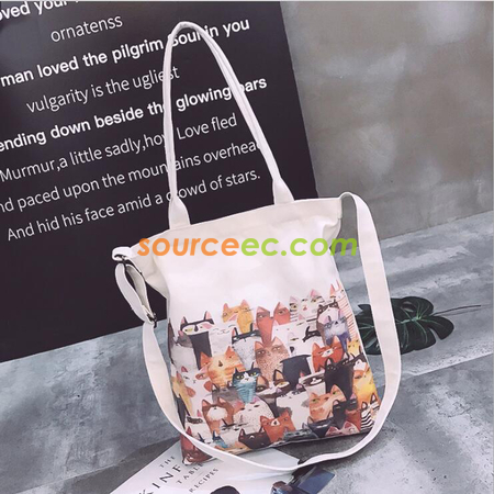 Customization Canvas Hand Messenger Bag Promotional Products